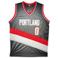 Maillot Custom Portland Trail blazers signe par Damian Lillard certifie par Damian Lillard authentic-signatures