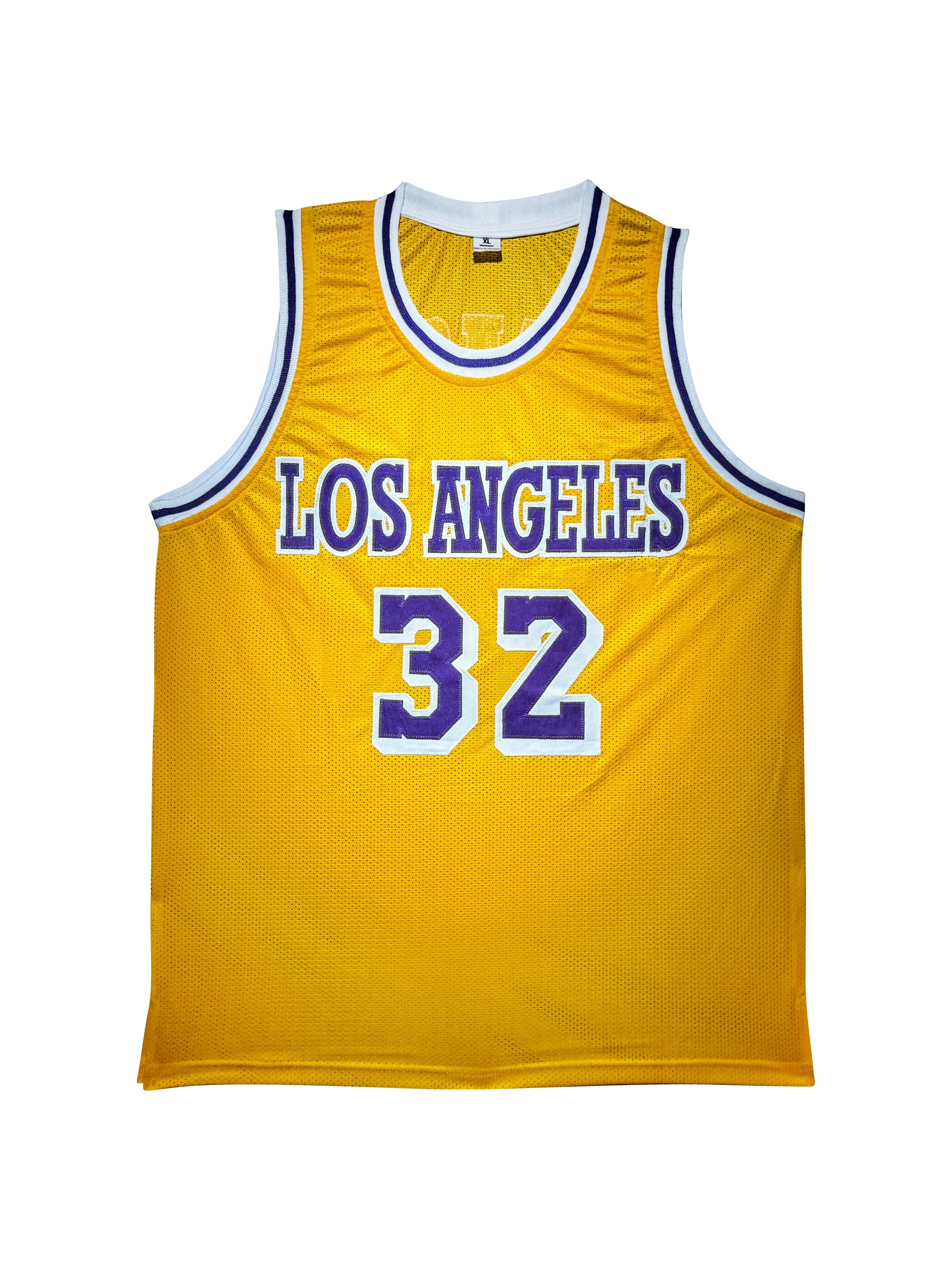 Maillot Custom Domicile Los Angeles Lakers signe par Magic Johnson certifie par Beckett authentic-signatures