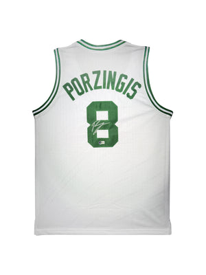 Maillot Custom Domicile signe par Kristaps Porzingis  certifie par Beckett authentic-signatures