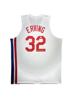 Maillot "DOCTOR J"Custom Domicile Philapelphia 76ers signe par Julius Erwing certifie par JSA authentic-signatures