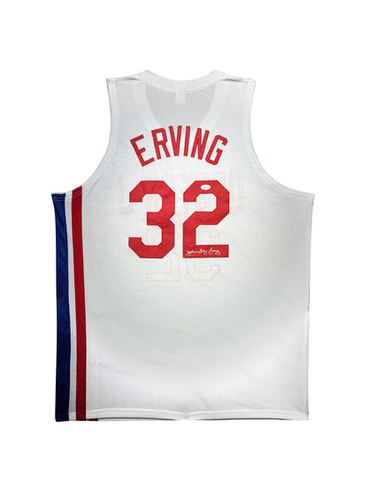 Maillot "DOCTOR J"Custom Domicile Philapelphia 76ers signe par Julius Erwing certifie par JSA authentic-signatures