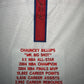 Maillot Custom Domicile signe par Chauncey Billups avec Stats de Carriere certifie par JSA authentic-signatures