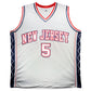 Maillot Custom Brooklyn Nets signe par Jason Kidd et certifie par Beckett authentic-signatures