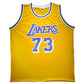 Maillot Custom Domicile Los Angeles Lakers signe par Dennis Rodman certifie par AWM authentic-signatures