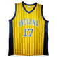 Maillot Custom Domicile Indiana Pacers  signe par Chris Mullin certifie par Beckett authentic-signatures