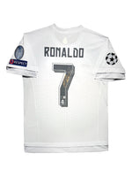 Maillot Domicile Real Madrid CF 2015-16  signe par Cristiano Ronaldo et Certifie par Beckett authentic-signatures