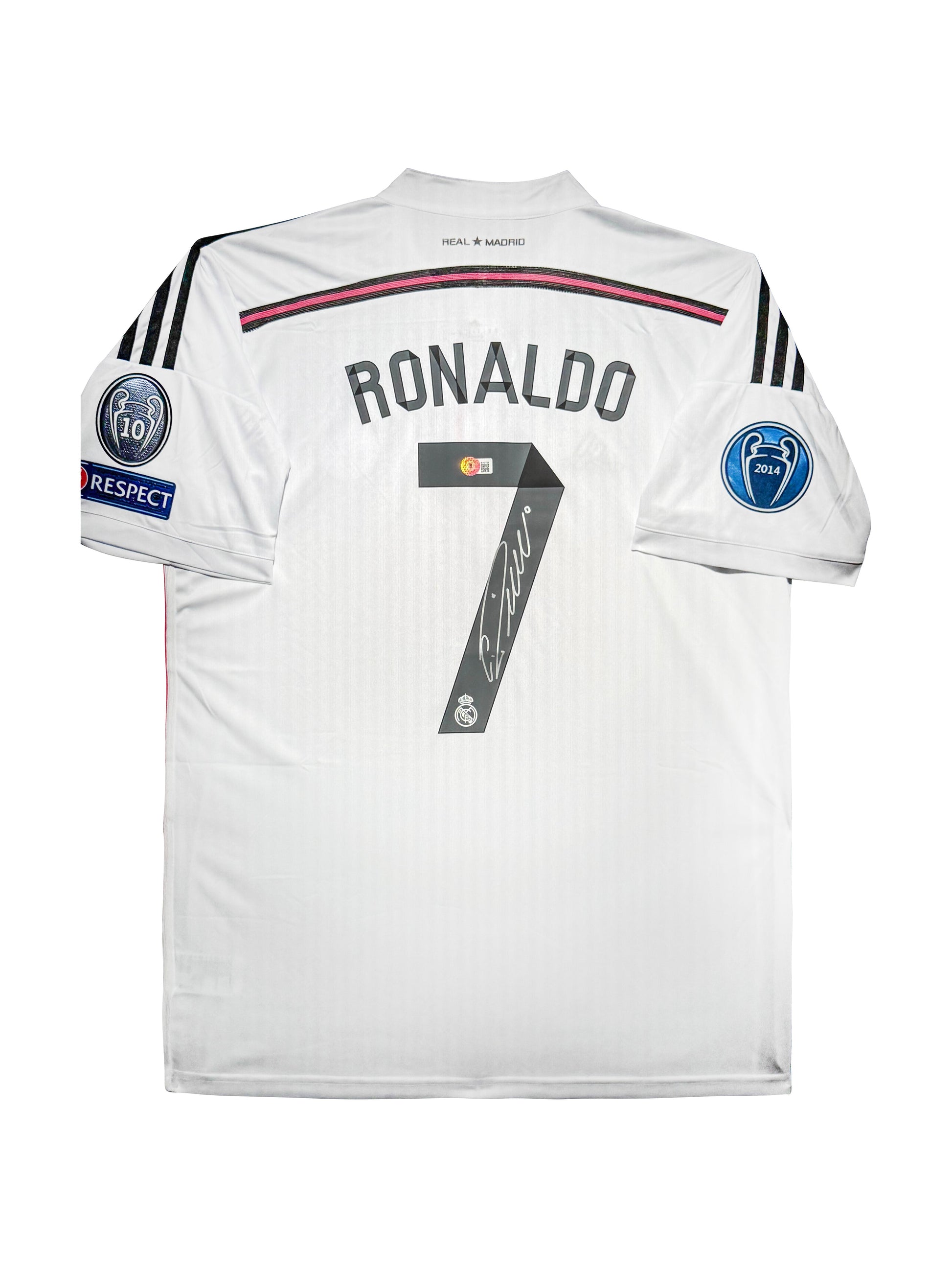 Maillot Domicile signe par Cristiano Ronaldo Real Madrid CF 2014-15 Certifie par Beckett authentic-signatures