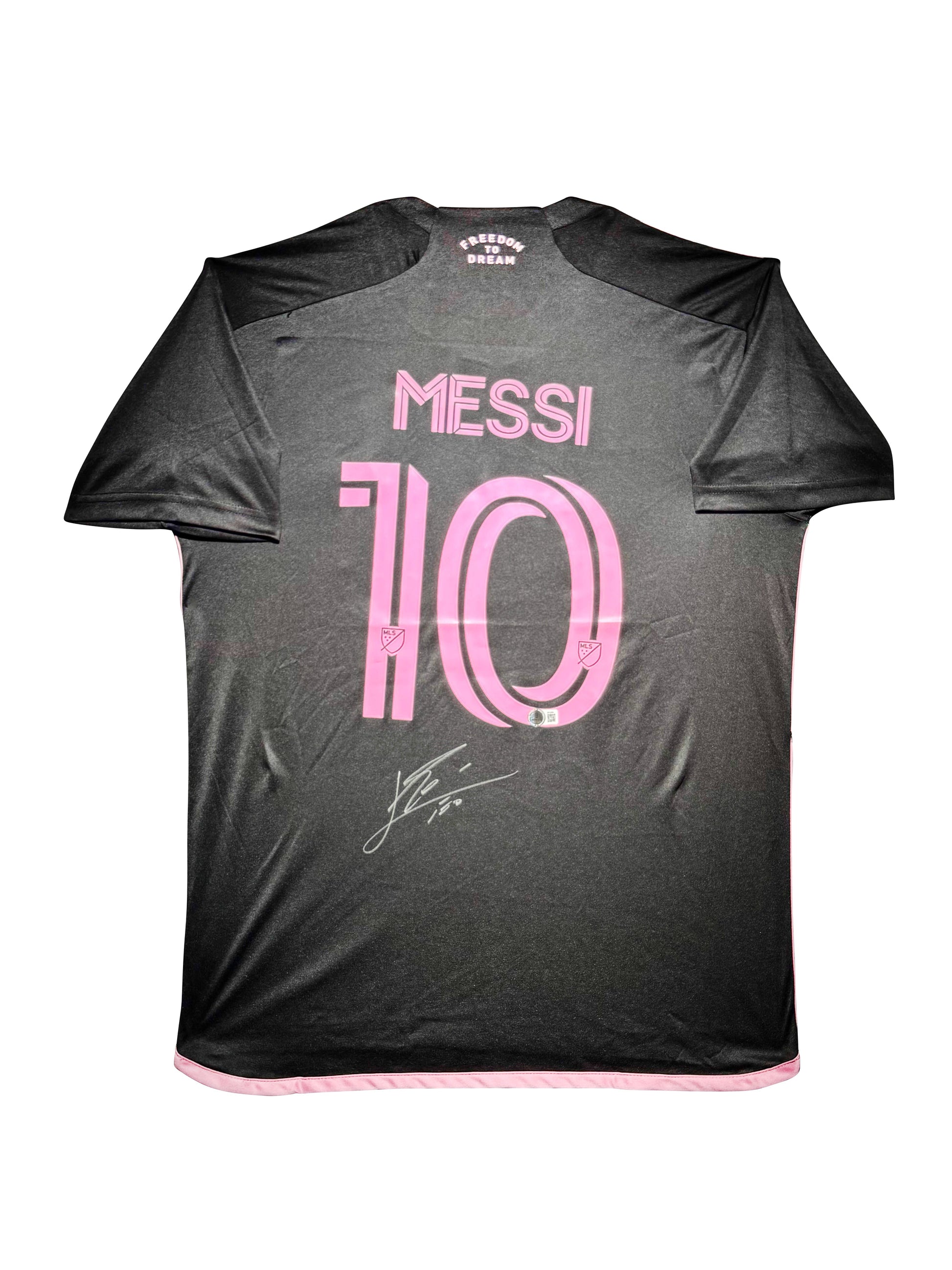 Maillot Domicile Inter Miami FC 2024 signe par Lionel Messi et certifie par Beckett authentic-signatures