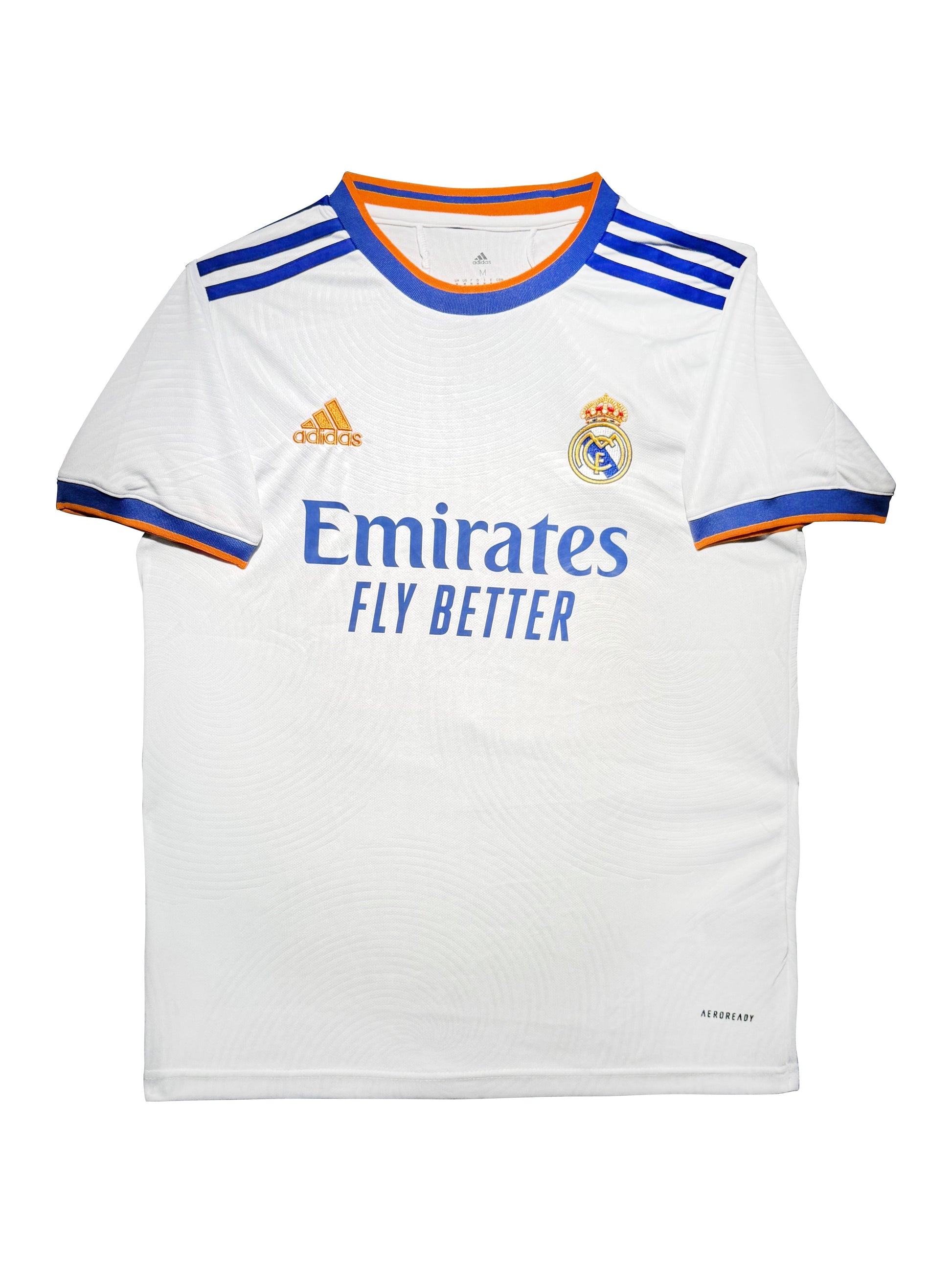 Maillot Domicile Real Madrid CF 2021-22 signe par Eduardo Camavinga et Certifie par Beckett authentic-signatures