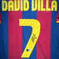 Maillot Domicile signe par David Villa FC Barcelone 2010-11 Certifie par Beckett authentic-signatures