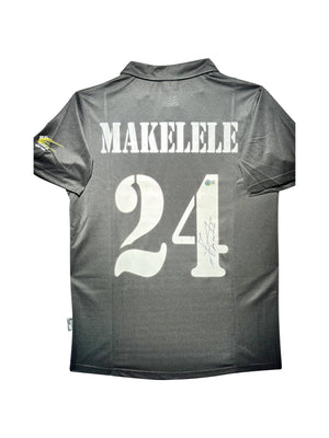 Maillot Exterieur Real Madrid CF 2002-03  signe par Claude Makelele et Certifie par Beckett authentic-signatures