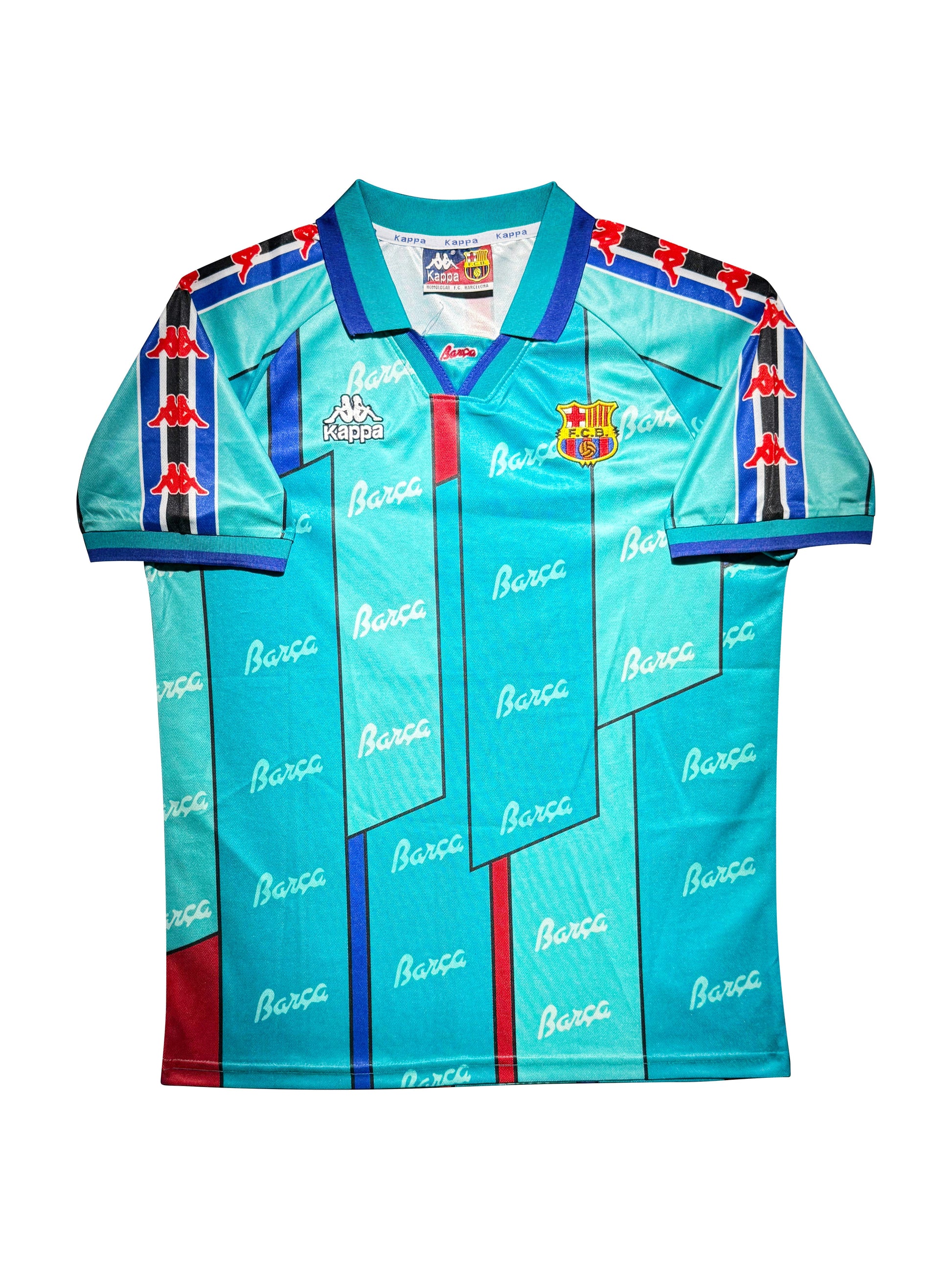 Maillot Exterieur  signe par Ronaldo Nazario Fc Barcelone 1996-97 Certifie par Beckett authentic-signatures