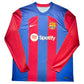 Maillot Domicile signe par Robert Lewandowski FC Barcelone 2022-23 Certifie par Beckett authentic-signatures