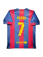 Maillot Domicile signe par Pedro FC Barcelone 2008-09 Certifie par Beckett authentic-signatures