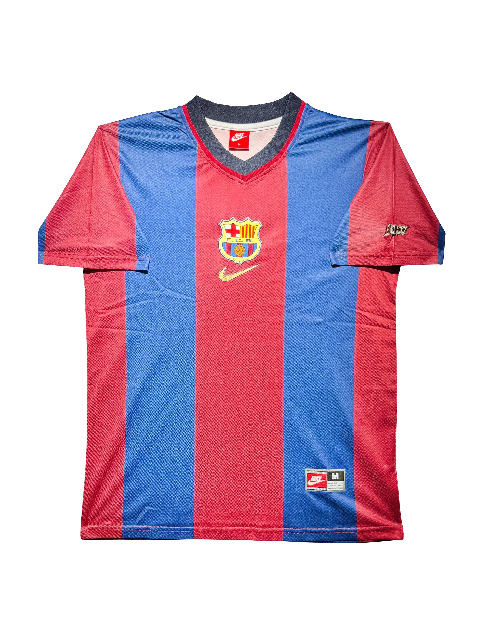 Maillot Domicile signe par Rivaldo Ferreira Fc Barcelone 1999-00 Certifie par Beckett authentic-signatures