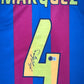 Maillot Domicile signe par Raphael Marquez Fc Barcelone 2009-2010 Certifie par Beckett authentic-signatures