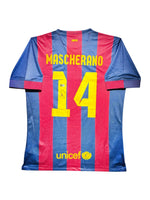 Maillot Domicile signe par Javier Mascherano  Barcelone  2011-12 Certifie par Beckett authentic-signatures