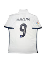 Maillot Domicile Real Madrid CF 2015-16  signe par Karim Benzema et Certifie par Beckett authentic-signatures