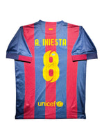 Maillot Domicile signe par Andrès Iniesta Fc Barcelone 2011-12 Certifie par Beckett authentic-signatures
