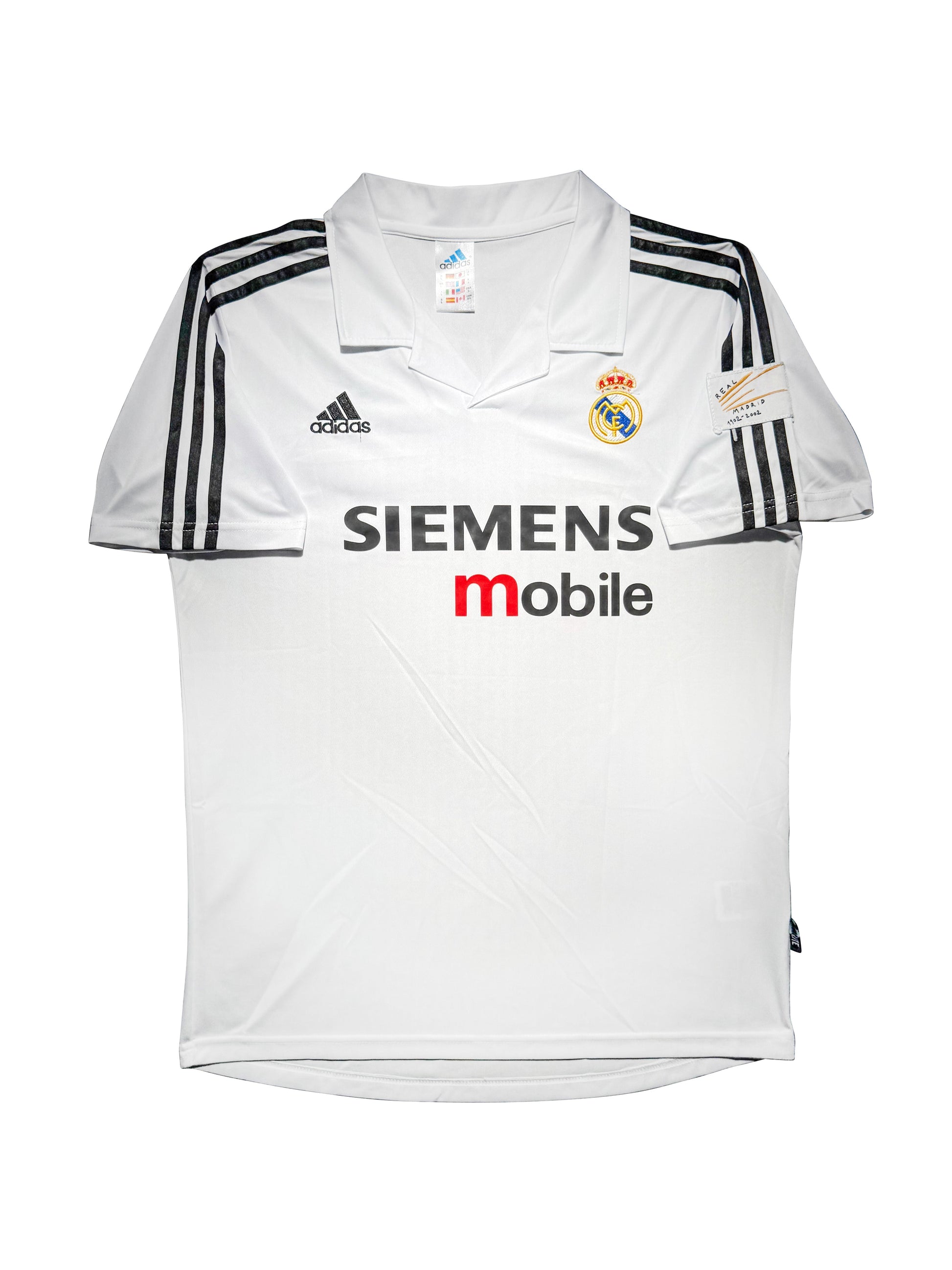 Maillot Domicile Real Madrid CF 2003-04  signe par Luis Figo Certifie par Beckett authentic-signatures