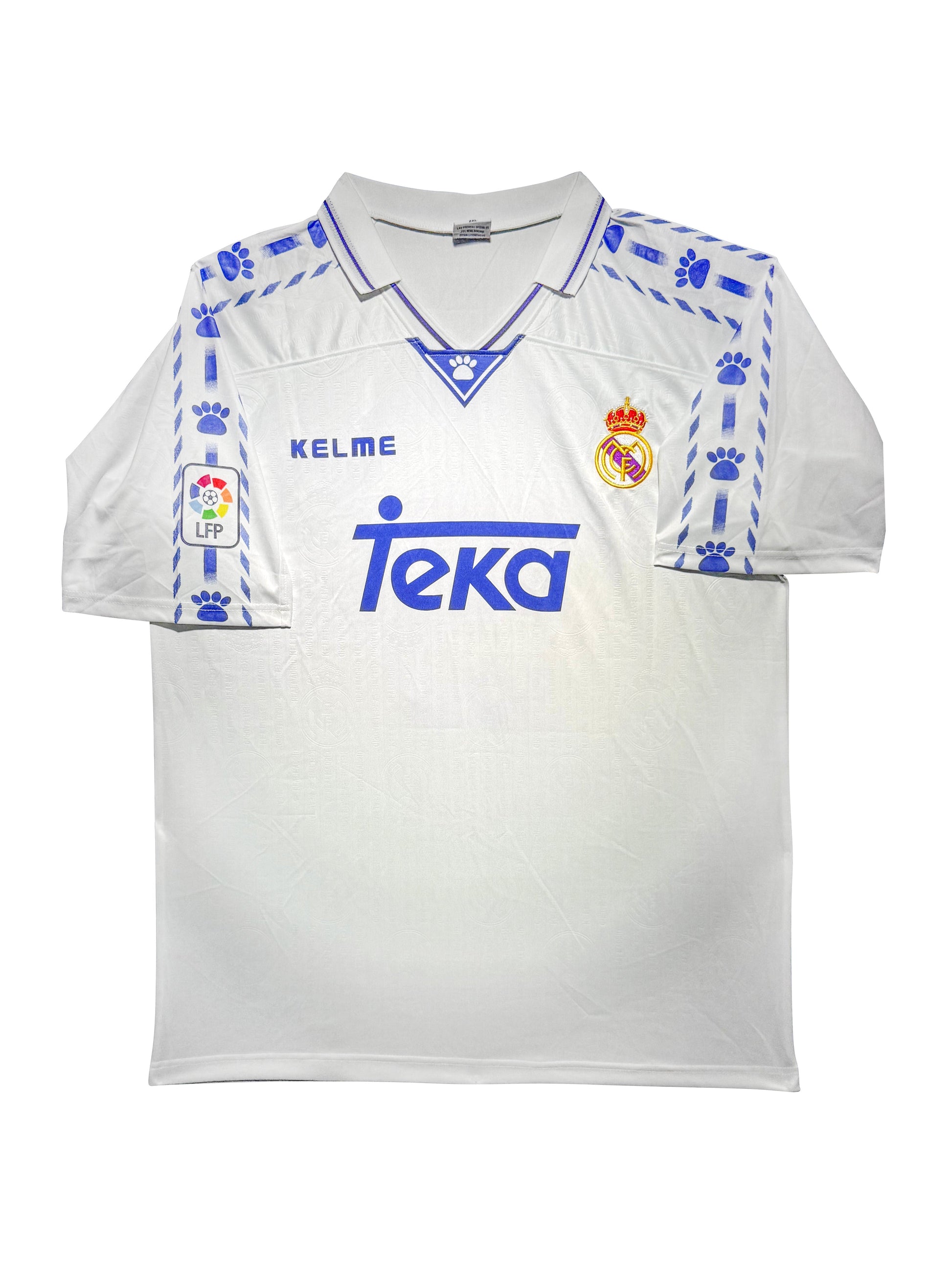 Maillot Domicile signe Sept 24 par Hugo sanchez  Real Madrid  CF Certifie par Beckett authentic-signatures