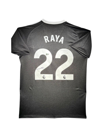Maillot Domicile signe par David Raya Arsenal FC 2025-26 Certifie par Beckett authentic-signatures