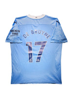 Maillot Domicile signe par Kevin De Bruyne Manchester City FC 2020-21 Certifie par Beckett authentic-signatures