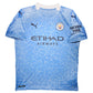 Maillot Domicile signe par Kevin De Bruyne Manchester City FC 2020-21 Certifie par Beckett authentic-signatures