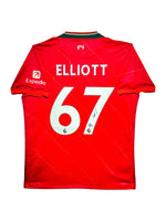 Maillot Domicile signe par Harvey Elliott Liverpool FC 2022-23 Certifie par Beckett authentic-signatures