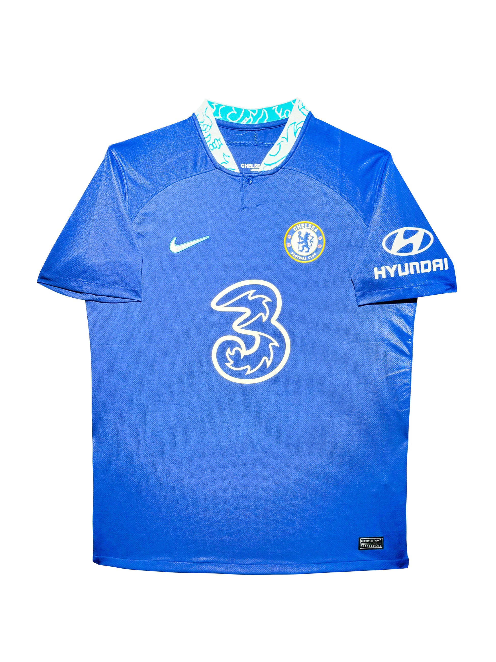 Maillot Domicile signe par Pierre Emerick Aubameyang Chelsea FC 2022-23 Certifie par Beckett authentic-signatures