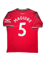 Maillot Domicile signe par Harry Maguire  Manchester United  FC 2022-23 Certifie par Beckett authentic-signatures