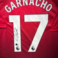Maillot Domicile signe par Alejandro Garnacho  Manchester United  FC 2023-24 Certifie par Beckett authentic-signatures