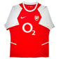 Maillot Domicile signe par Patrick Vieira Arsenal FC 2003-04 Certifie par Beckett authentic-signatures