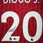 Maillot Domicile signe par Diogo Jota Liverpool FC 2024-25 Certifie par Beckett authentic-signatures
