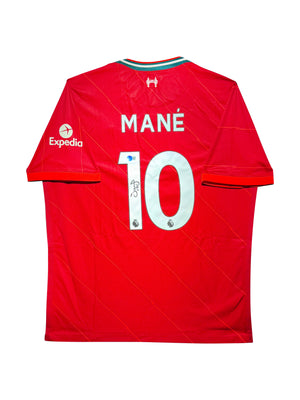 Maillot Domicile signe par Sadio Mane Liverpool FC 2020-21 Certifie par Beckett authentic-signatures
