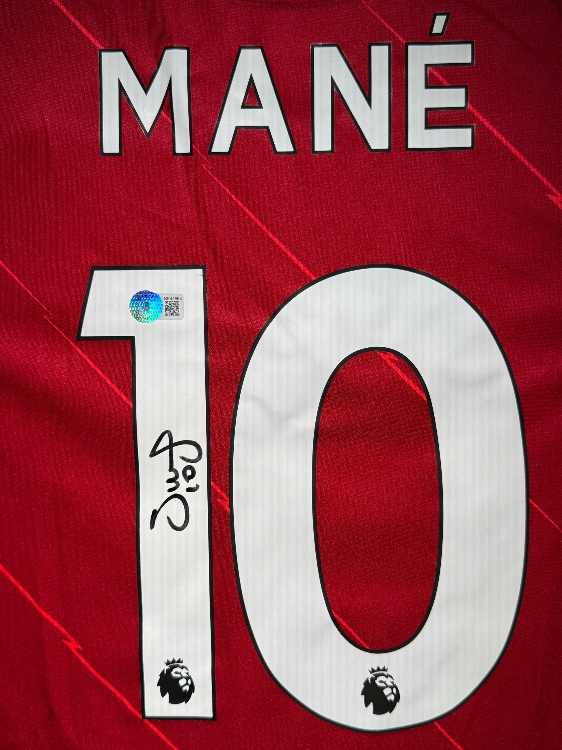 Maillot Domicile signe par Sadio Mane Liverpool FC 2020-21 Certifie par Beckett authentic-signatures