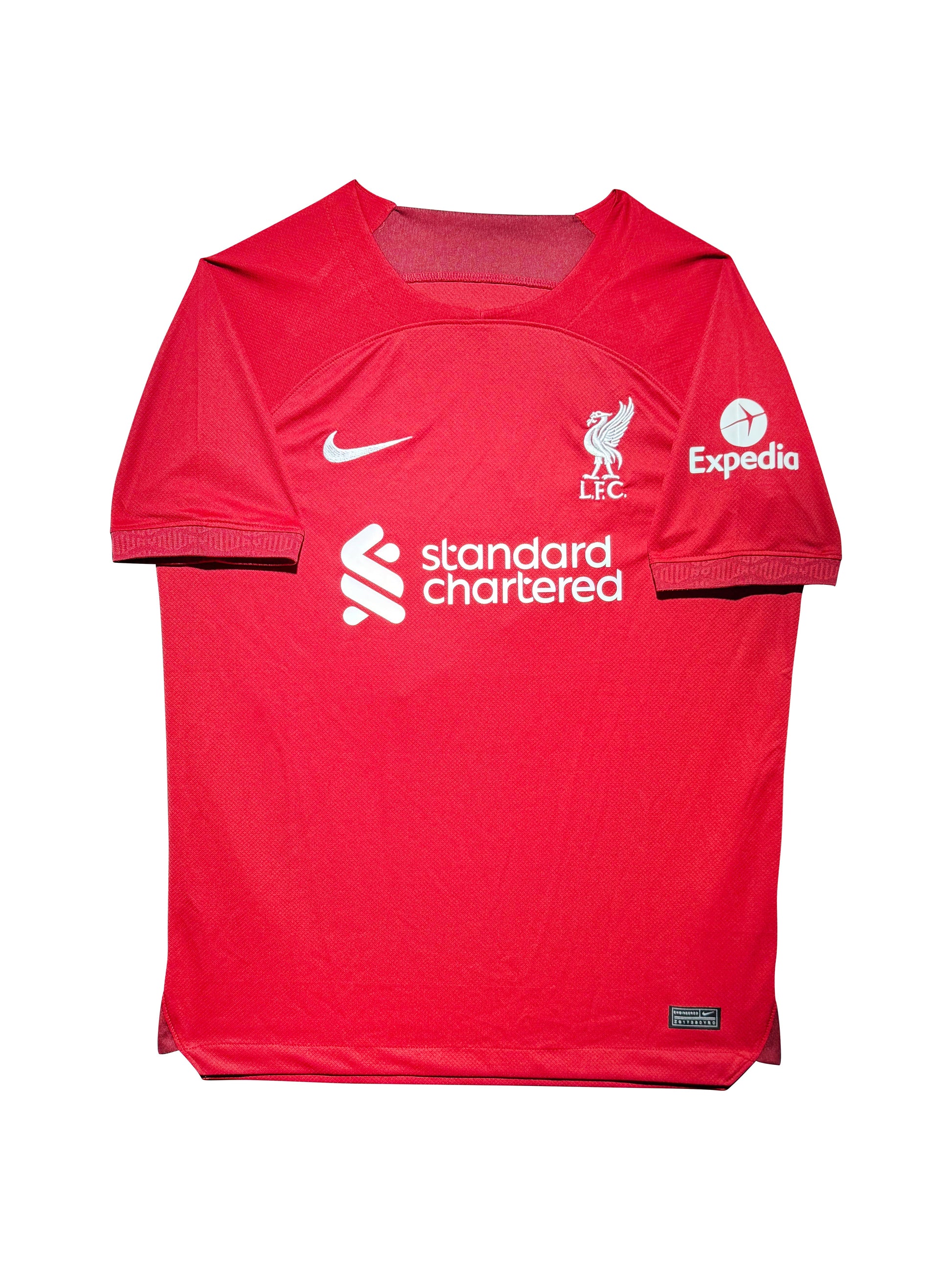 Maillot Domicile signe par Thiago Alcantara Liverpool FC 2022-23 Certifie par Beckett authentic-signatures