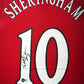 Maillot Finale Champions League 1999 Domicile signe par Teddy Sheringham Manchester United FC  Certifie par Beckett authentic-signatures