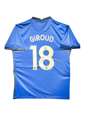 Maillot Domicile signe par Olivier Giroud Chelsea FC 2019-20 Certifie par Beckett authentic-signatures