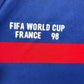 Maillot Domicile Equipe de France Edition Coupe du Monde 1998 signe par Patrick Vieira et certifie par Beckett authentic-signatures