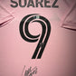 Maillot Exterieur Inter Miami 2024 signe par Luis Suarez et certifie par Beckett authentic-signatures