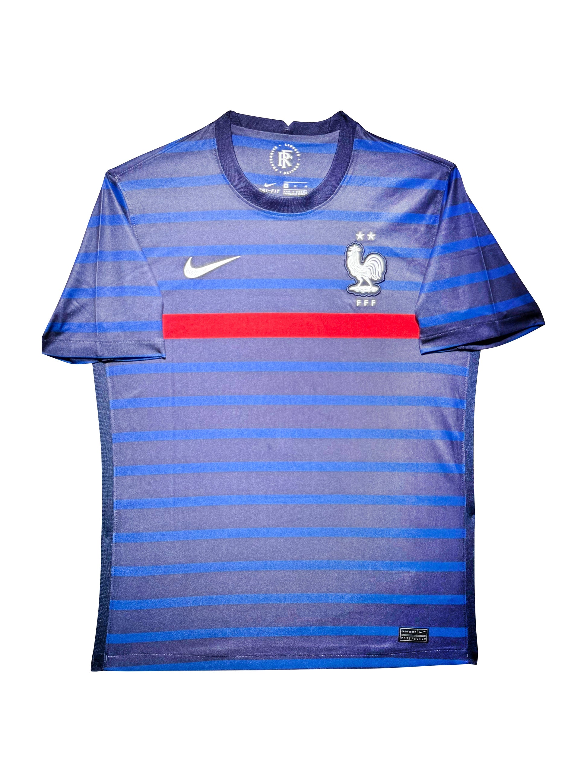 Maillot Domicile Equipe de France Edition Euro 2020 signe par Antoine Griezmann  certifie par Beckett authentic-signatures