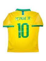 Maillot Domicile Equipe du Bresil Edition Coupe du Monde 2018 signe par Neymar et Certifie par Beckett authentic-signatures