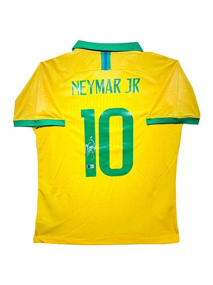 Maillot Domicile Equipe du Bresil Edition Coupe du Monde 2018 signe par Neymar et Certifie par Beckett authentic-signatures