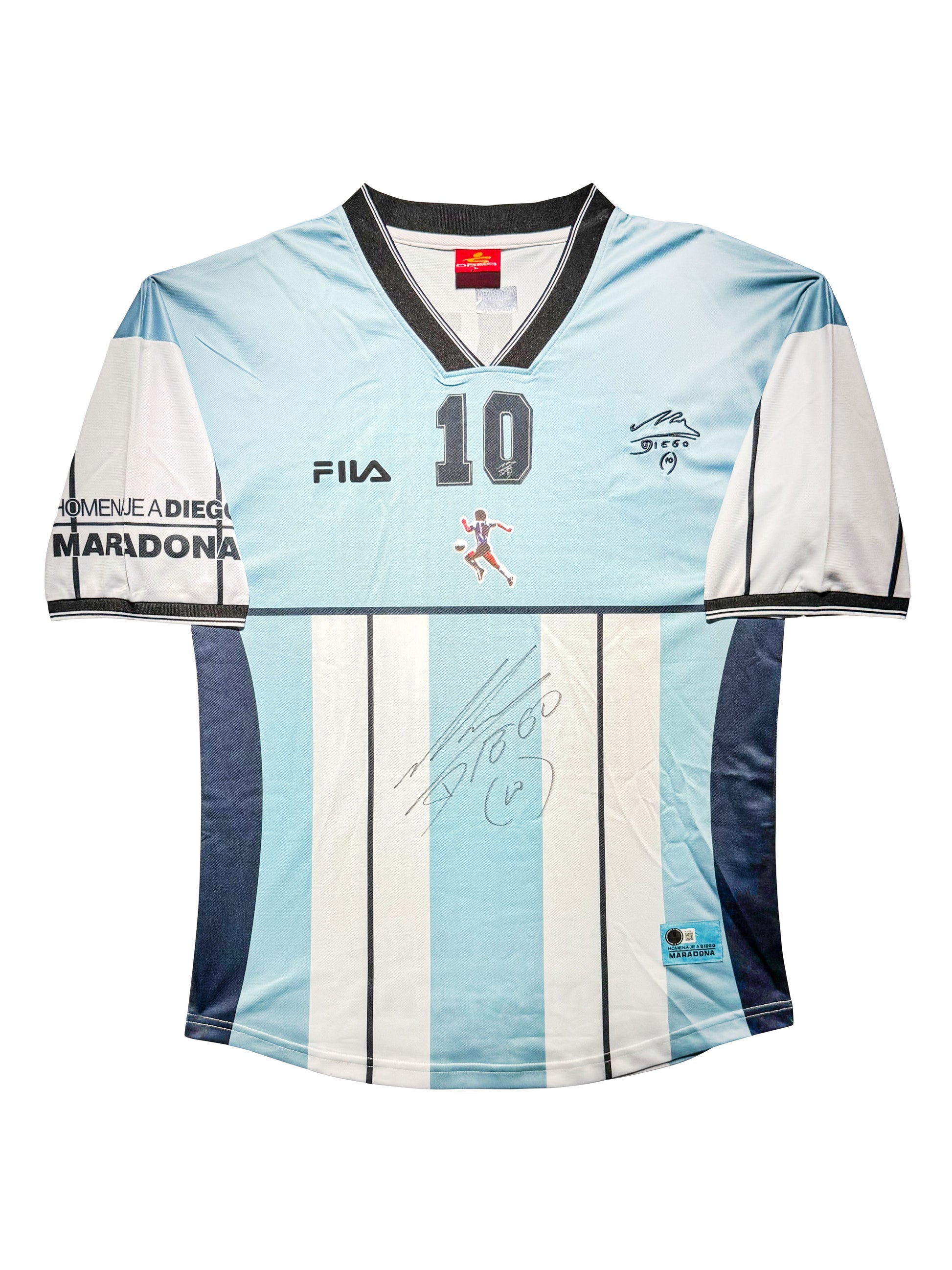 Diego Maradona Signed Jersey Inscribed "Diego" Certified by Beckett authentic-signatures