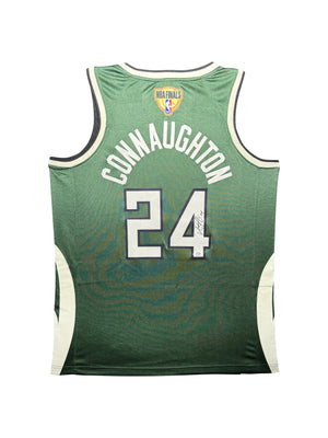 Maillot Authentique Domicile Milwaukee Bucks NBA Finals signe par Patrick Connaughton certifie par PSA authentic-signatures