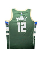 Maillot Authentique Domicile Milwaukee Bucks signe par Taurean Prince certifie par PSA authentic-signatures