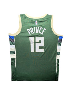 Maillot Authentique Domicile Milwaukee Bucks signe par Taurean Prince certifie par PSA authentic-signatures