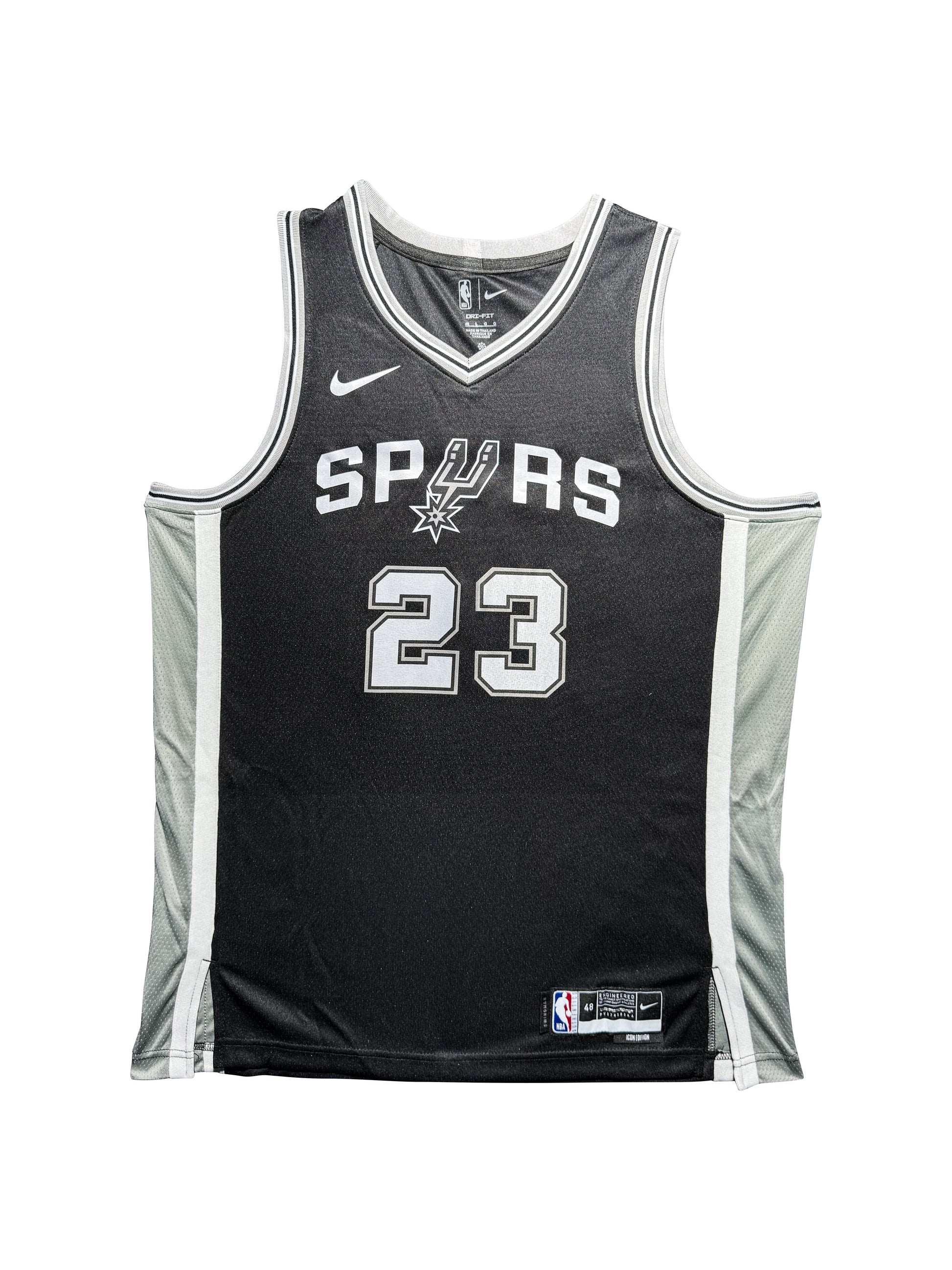 Maillot Authentique Domicile  San Antonio Spurs  signe par Zach Collins certifie par PSA authentic-signatures