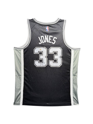 Maillot Authentique Domicile  San Antonio Spurs  signe par David Jones certifie par PSA authentic-signatures
